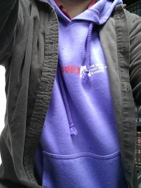 My three layers of clothes