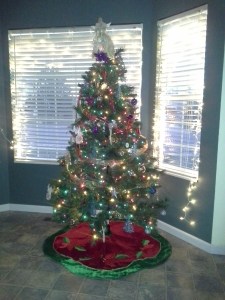 That's just about the only thing festive in the entire house. 