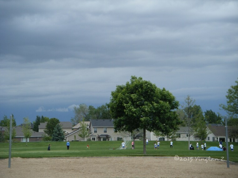 Time to run, rain is coming