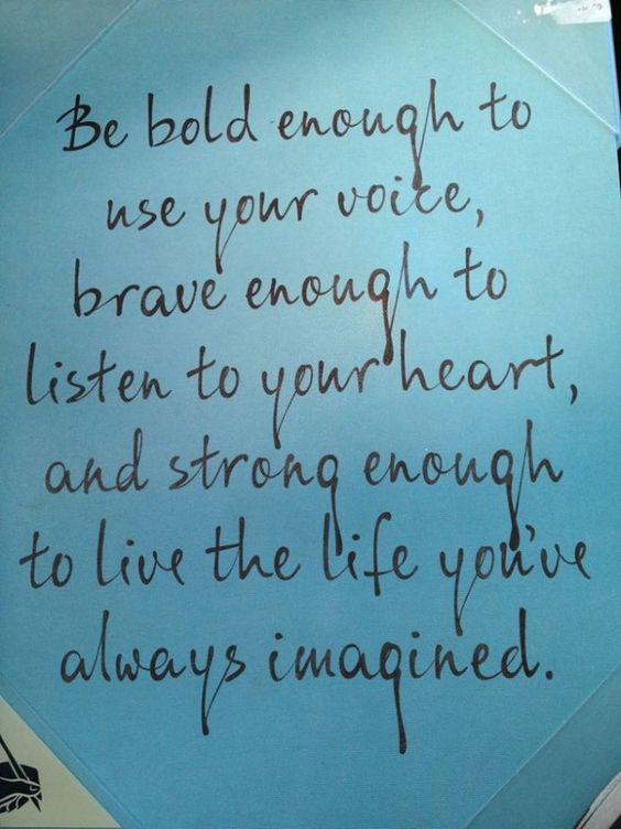 Be Bold Quote