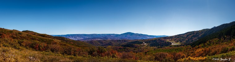 180-degree of autumn colors
